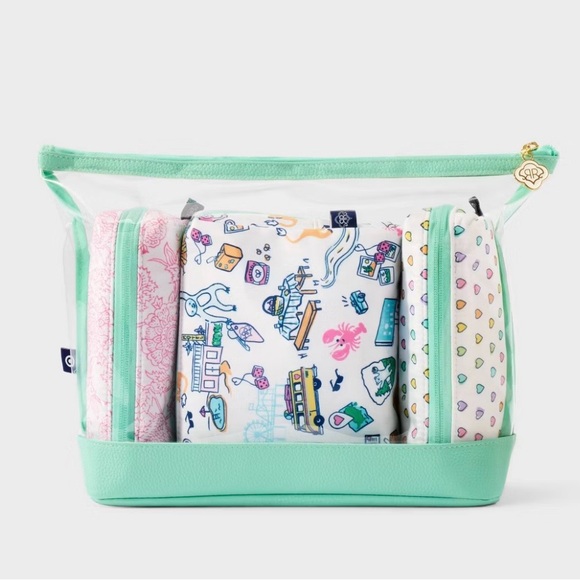 Roller Rabbit X Target 4pc Multi-Purpose Pouch Set - Picture 4 of 5